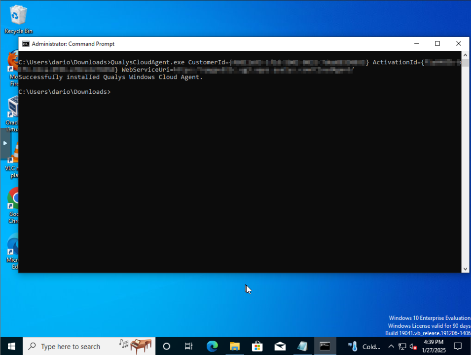 Qualys Cloud Agent Setup 06